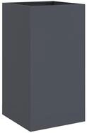 vidaXL Pflanzk&uuml;bel, Pflanzkasten Anthrazit 42x38x75 cm Kaltgewalzter Stahl