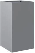 vidaXL Pflanzk&uuml;bel, Pflanzkasten Silbern 42x38x75 cm Verzinkter Stahl