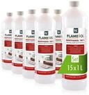 H&ouml;fer Chemie GmbH Bioethanol 15x 1 L FLAMBIOL&reg; Bioethanol 100% Hochrein f&uuml;r