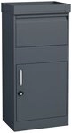 WESTMANN Briefkasten Stahl-Paketbox Piet, Anthrazit, 50x37x105 cm