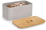 Zeller Present Brotkasten, Bambus, Metall, (1-tlg), besonderes Design