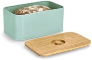 Zeller Present Brotkasten, Bambus, Metall, (1-tlg), besonderes Design