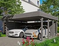 Skanholz Doppelcarport Friesland Set 3, BxT: 557x555 cm, 221 cm Einfahrtsh&ouml;he