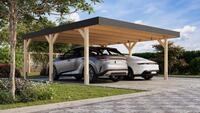 Karibu Doppelcarport, BxT: 552x487 cm, 211,5 cm Einfahrtsh&ouml;he, aus