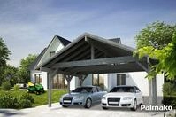 Palmako Einzelcarport Robert, BxT: 635x510 cm