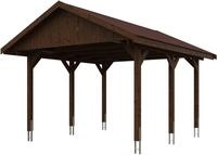 Skanholz Einzelcarport Wallgau, BxT: 430x500 cm, 215 cm Einfahrtsh&ouml;he, mit...