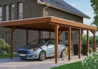 Skanholz Einzelcarport Friesland, BxT: 397x708 cm, 221 cm Einfahrtsh&ouml;he