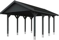 Skanholz Einzelcarport Wallgau, BxT: 430x600 cm, 215 cm Einfahrtsh&ouml;he, mit...