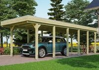 Skanholz Einzelcarport Friesland, BxT: 314x860 cm, 221 cm Einfahrtsh&ouml;he