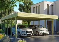 Skanholz Doppelcarport Friesland, BxT: 557x708 cm, 221 cm Einfahrtsh&ouml;he