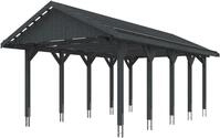 Skanholz Einzelcarport Wallgau, BxT: 430x750 cm, 215 cm Einfahrtsh&ouml;he, mit