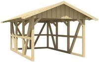 Skanholz Einzelcarport Schwarzwald, BxT: 424x600 cm, 220 cm Einfahrtsh&ouml;he, mit