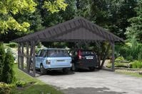 Skanholz Doppelcarport Schwarzwald, BxT: 684x600 cm, 220 cm Einfahrtsh&ouml;he,