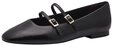 Tamaris TOUCH-IT, ANTIslide aus Leder kein Absatz Riemchenballerina TOUCH-IT