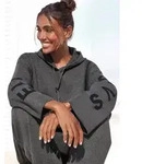 Elbsand Kapuzenpullover mit Logostickerei, Loungewear