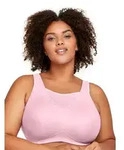 GLAMORISE Sport-BH Sport-Bustier mit bestem Halt rosa 75