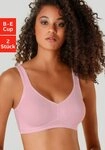 petite fleur Soft-BH (Packung, 2 St&uuml;ck) ohne B&uuml;gel, Baumwolle &ndash; auch ideal f&uuml;r