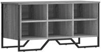 vidaXL Schuhregal Schuhregal Grau Sonoma 90x38x45,5 cm Holzwerkstoff, 1-tlg.