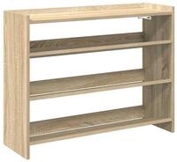 vidaXL Schuhregal Schuhregal Sonoma-Eiche 80x25x62 cm Holzwerkstoff, 1-tlg.