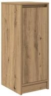 vidaXL Schuhregal Schuhschrank Artisan-Eiche 29,5x34x76 cm Holzwerkstoff, 1-tlg.