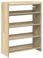 vidaXL Schuhregal Schuhregal Sonoma-Eiche 60x25x81 cm Holzwerkstoff, 1-tlg.