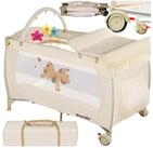 tectake Baby-Reisebett Kinderbett mit Wickelauflage und Transporttasche...