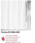 spirella Duschvorhang SECURITAS Breite 180 cm, Premium Textil-Duschvorhang, 100%