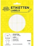 Avery Zweckform Etiketten Namens Etikett 76x19mm wei&szlig; 120 St&uuml;ck Folie