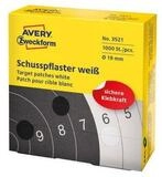Avery Zweckform Etiketten Avery Zweckform Klebepunkte wei&szlig; &Oslash; 19,0 mm