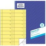 Avery Zweckform Formularblock Bonbuch A4 fortlaufend nummeriert 2x50 Blatt