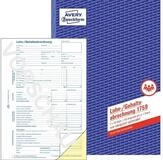 Avery Zweckform Formularblock Lohnabrechnung A4 SD 2x40Blatt
