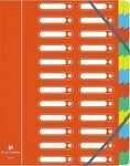 EXACOMPTA F&auml;chermappe EXACOMPTA Ordnungsmappe, DIN A4, Karton, 24 F&bdquo;cher, rot