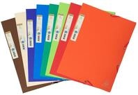 EXACOMPTA Organisationsmappe 25x Sammelmappe +Gummizug 3 Klappen A4 RC Kart....