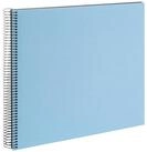 Goldbuch Fotoalbum 25529 Bella Vista 35x30cm himmelblau schwarze Seit