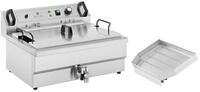 Royal Catering Fritteuse RCPBG 16H, 3000 W, Fettbackger&auml;t 30 L Donut Berliner