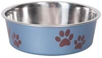 Karlie Futternapf Hundenapf Edelstahl Ascar blau-metallic
