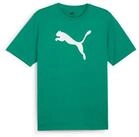 PUMA Fu&szlig;balltrikot TEAMRISE LOGO JERSEY COTTON f&uuml;r Fu&szlig;ball, Kurzarm, sportlicher