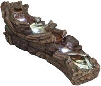 AcquaArte Gartenbrunnen Gartenbrunnen Wasserspiel Wasserfall ARBIA, Komplettset...
