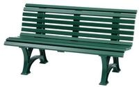 PROREGAL&reg; Gartenbank JAMAIKA aus Kunststoff Parkbank Sitzbank Garten Balkon...