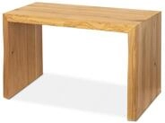 holz4home&reg; Sitzbank Massivholzbank Eiche mit Baumkante I Echtholz Holzbank ohne