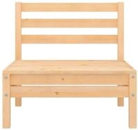 vidaXL Gartenlounge-Set, Garten-Mittelsofa Massivholz Kiefer