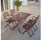 MCW Bierzeltgarnitur MCW-J40-Set, (5-tlg), Gastroqualit&auml;t, Zusammenklappbar