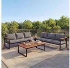 MCW Gartenlounge-Set MVG-L26, (4-tlg), 6 Sitzpl&auml;tze, Mit Schraubf&uuml;&szlig;en,...