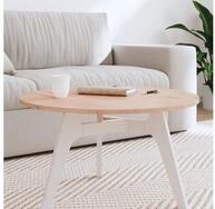 vidaXL Tischplatte, Tischplatte &Oslash;70x1,5 cm Rund Massivholz Buche