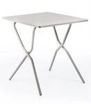 Lafuma Gartentisch BALCONY NATURA COLORBLOCK, Beige Seigle, Stahl, zusammenklappbar,
