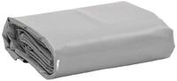 vidaXL Schutzplane Abdeckplane Grau 4x6 m 650 g/m&sup2; (1-St)
