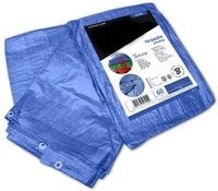 Bradas Schutzplane Abdeckplane Gewebeplane blau 4 x 5m 60g/m2 Bradas (1-St)