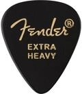 Fender Plektrum, Picks 351 Black extra heavy - Plektren Set