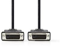 Nedis CCGP32000BK100 Audio- & Video-Kabel, DVI-Kabel, DVI-Kabel, DVI-D 24+1-Pin,