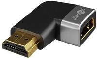 Goobay GOOBAY HDMI-Adapter 72012 270&deg; horizontal 8k 60Hz vergoldet HDMI-Adapter